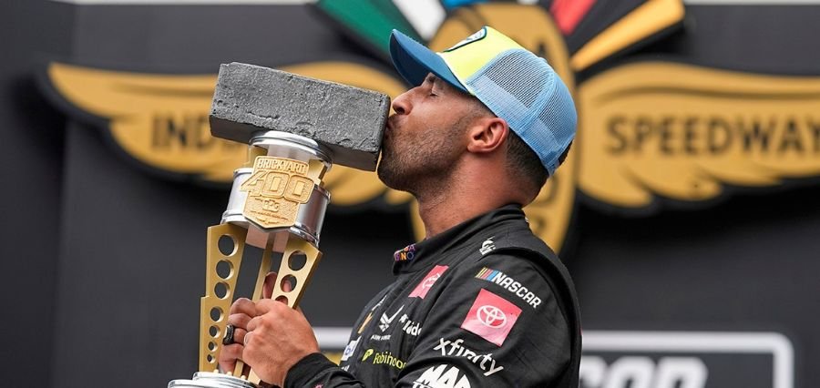 Bubba Wallace Wins Historic Brickyard 400 at Indy